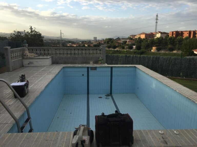 La construcción de piscinas de obra