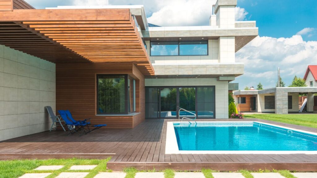 casa con piscina