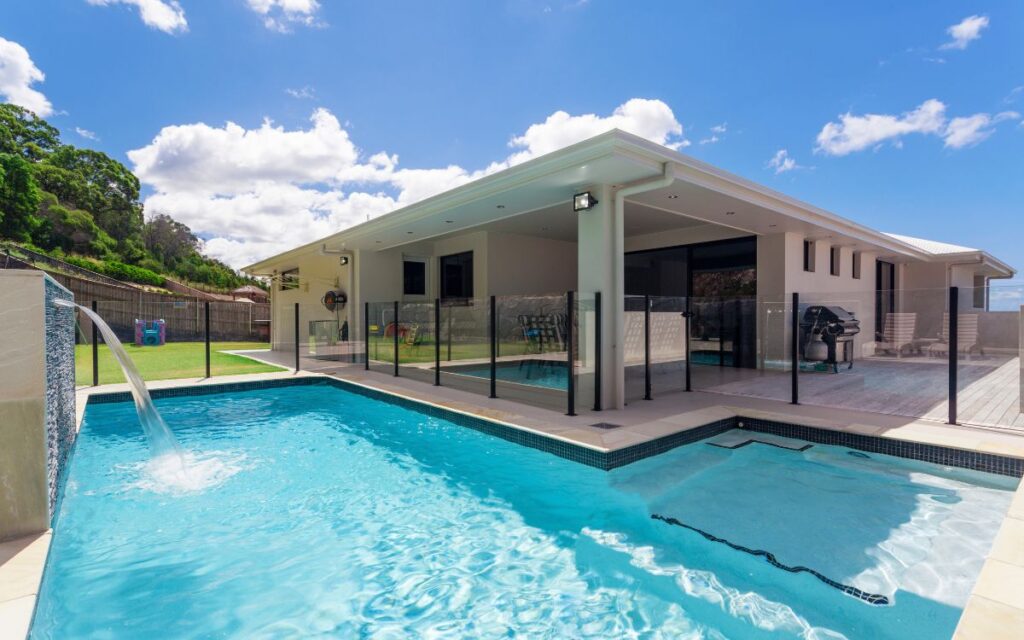 casa con piscina
