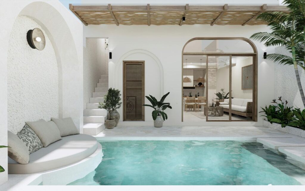 casa con piscina